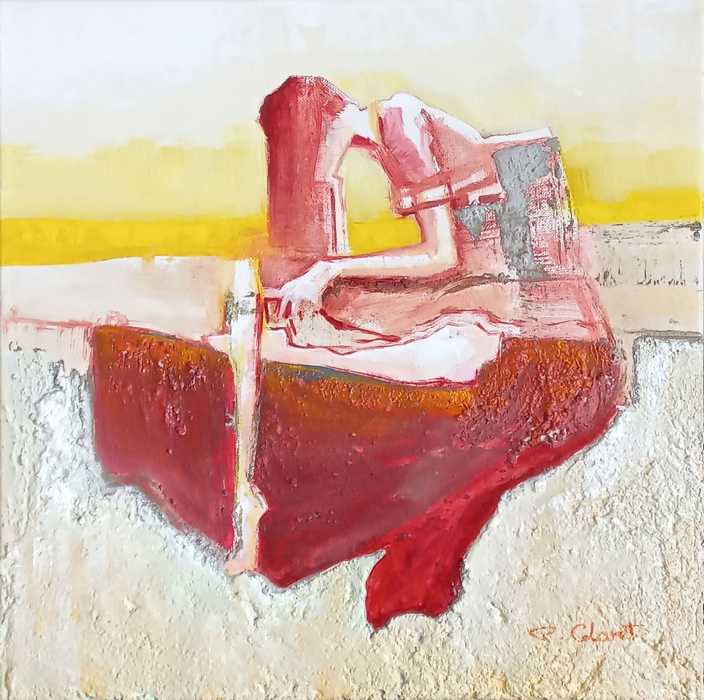 Femme aux jambes croisées